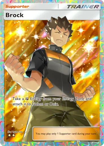 Brock card art (Genetic Apex)