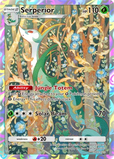 Serperior card art (Mythical Island)