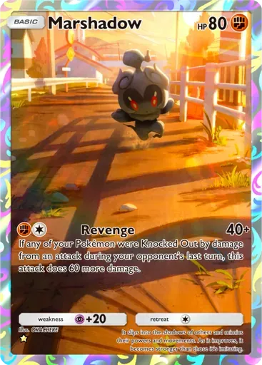Marshadow card art (Mythical Island)