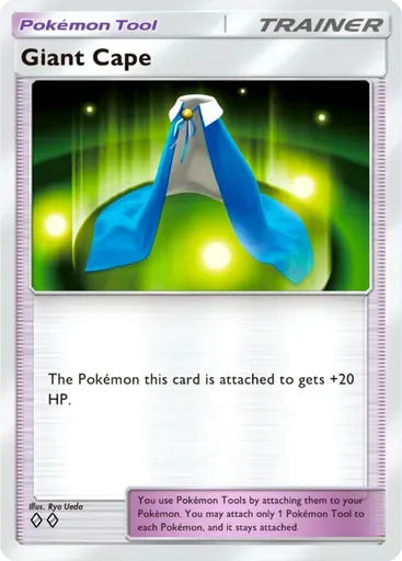 Giant Cape card art (Space-Time Smackdown)