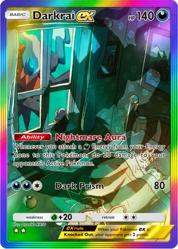 Darkrai ex card art (Space-Time Smackdown)