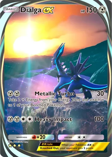 Dialga ex card art (Space-Time Smackdown)
