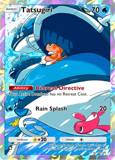 Tatsugiri card art (Shining Revelry)