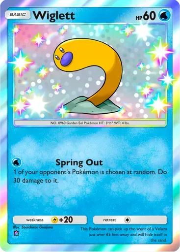 Wiglett card art (Shining Revelry)