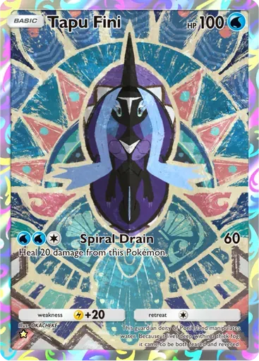 Tapu Fini card art (Celestial Guardians)