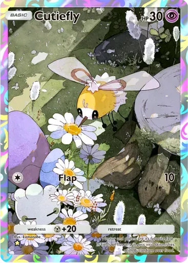 Cutiefly card art (Celestial Guardians)