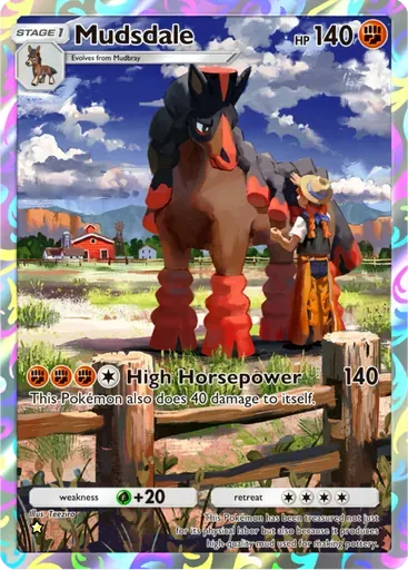 Mudsdale card art (Celestial Guardians)