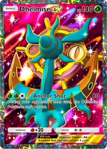 Dhelmise ex card art (Celestial Guardians)