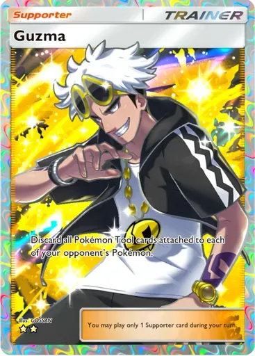 Guzma card art (Celestial Guardians)