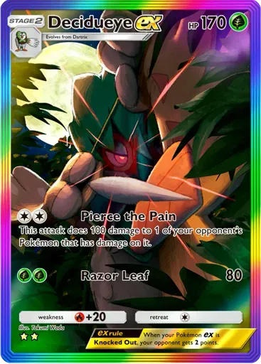 Decidueye ex card art (Celestial Guardians)