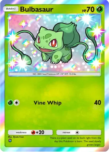 Bulbasaur card art (Celestial Guardians)