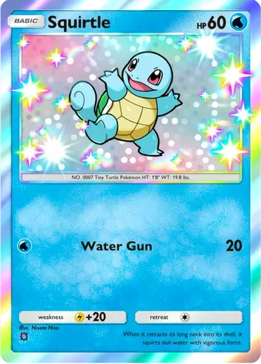 Squirtle card art (Celestial Guardians)