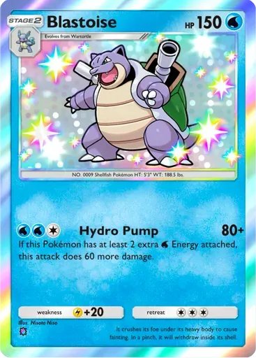 Blastoise card art (Celestial Guardians)