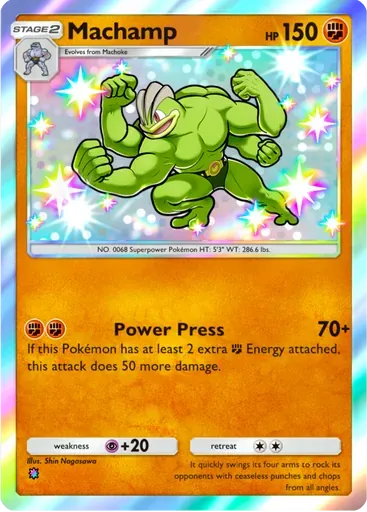 Machamp card art (Celestial Guardians)