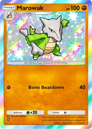 Marowak card art (Celestial Guardians)