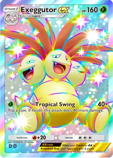 Exeggutor ex card art (Celestial Guardians)