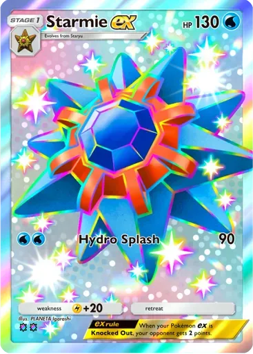 Starmie ex card art (Celestial Guardians)