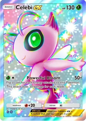 Celebi ex card art (Extradimensional Crisis)