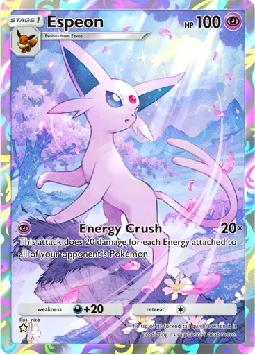 Espeon card art (Eevee Grove)