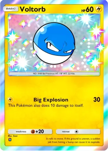 Voltorb card art (Eevee Grove)