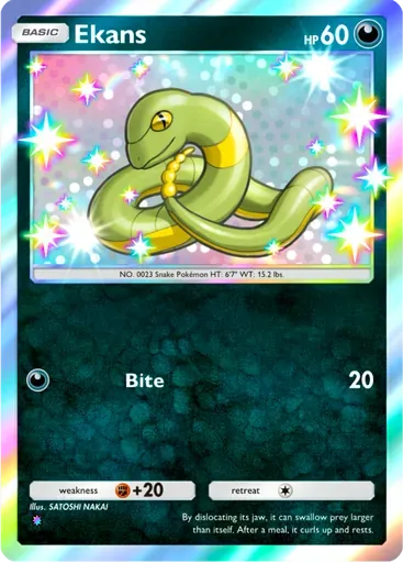 Ekans card art (Eevee Grove)