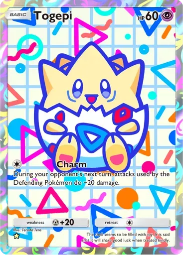 Togepi card art (Wisdom of Sea and Sky)