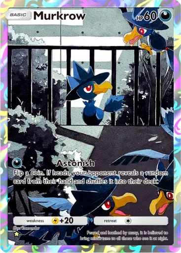 Murkrow card art (Wisdom of Sea and Sky)