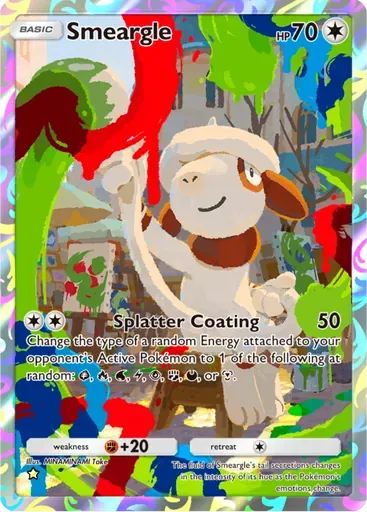 Smeargle card art (Wisdom of Sea and Sky)