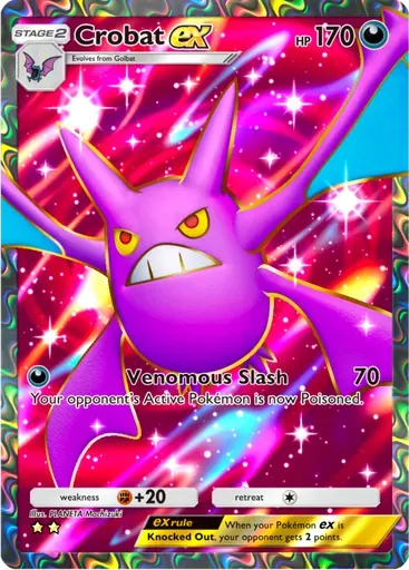Crobat ex card art (Wisdom of Sea and Sky)