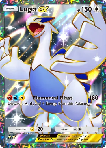 Lugia ex card art (Wisdom of Sea and Sky)