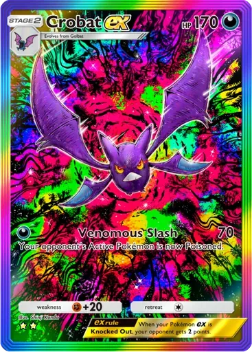 Crobat ex card art (Wisdom of Sea and Sky)
