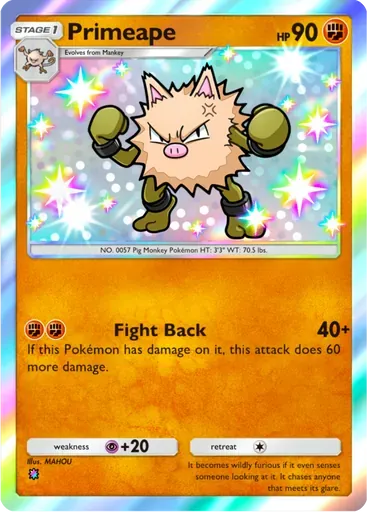 Primeape card art (Wisdom of Sea and Sky)