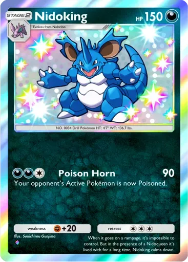 Nidoking card art (Wisdom of Sea and Sky)