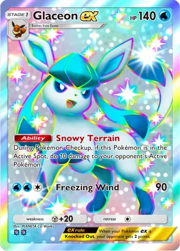 Glaceon ex card art (Wisdom of Sea and Sky)