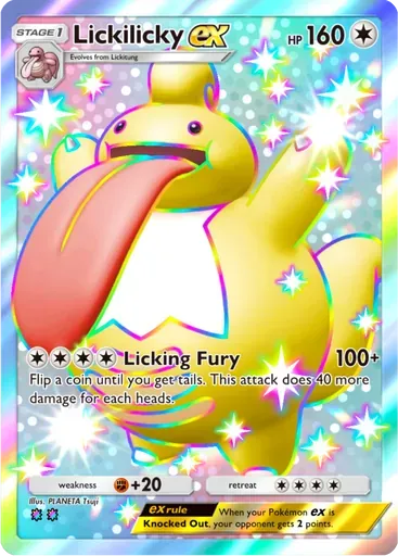 Lickilicky ex card art (Wisdom of Sea and Sky)