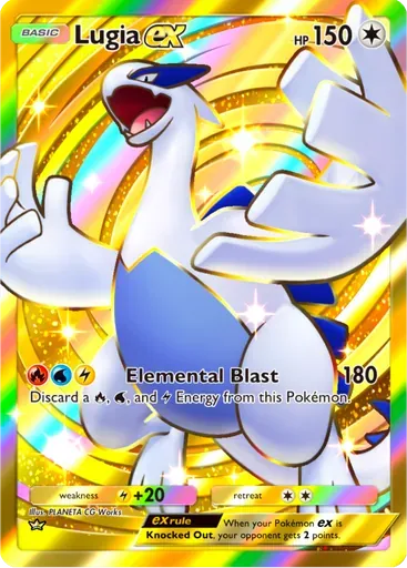 Lugia ex card art (Wisdom of Sea and Sky)