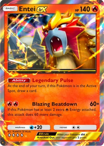 Entei ex card art (Secluded Springs)