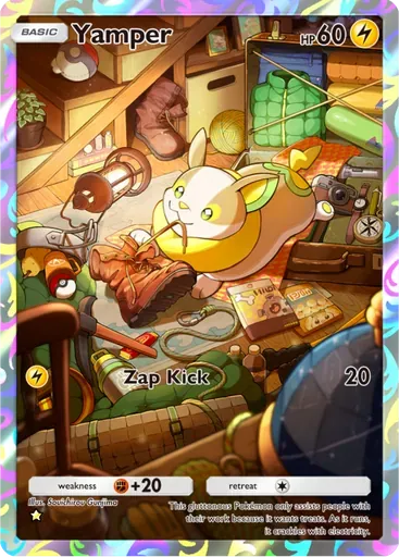 Yamper card art (Secluded Springs)
