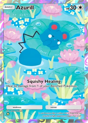 Azurill card art (Secluded Springs)