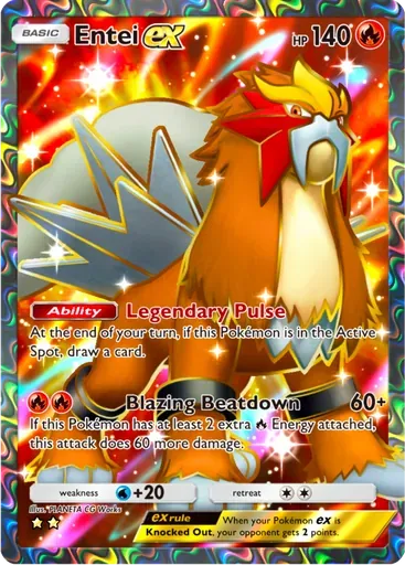 Entei ex card art (Secluded Springs)