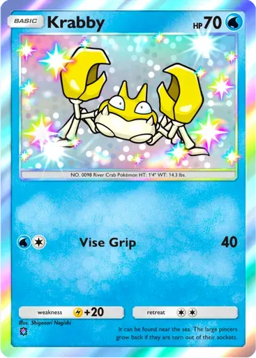 Krabby card art (Secluded Springs)