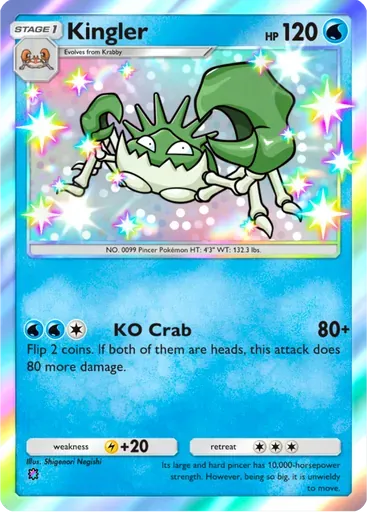 Kingler card art (Secluded Springs)