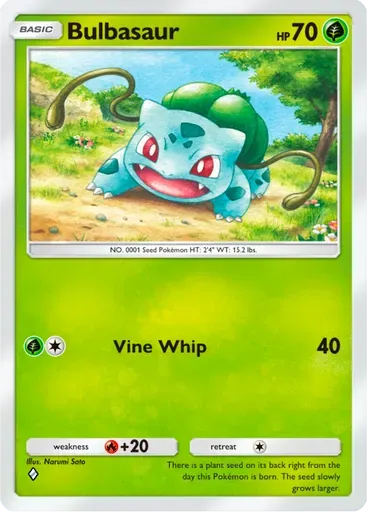 Bulbasaur card art (Deluxe Pack: ex)