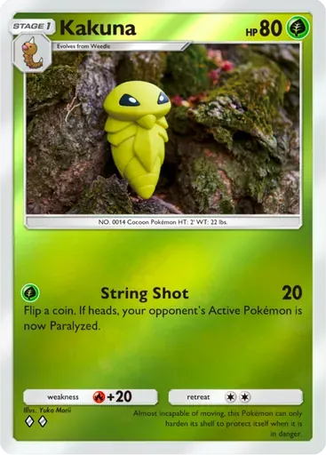 Kakuna card art (Deluxe Pack: ex)