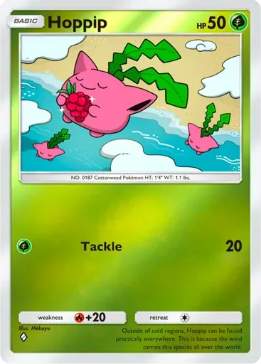 Hoppip card art (Deluxe Pack: ex)