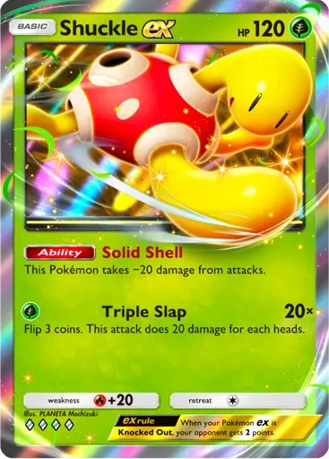 Shuckle ex card art (Deluxe Pack: ex)