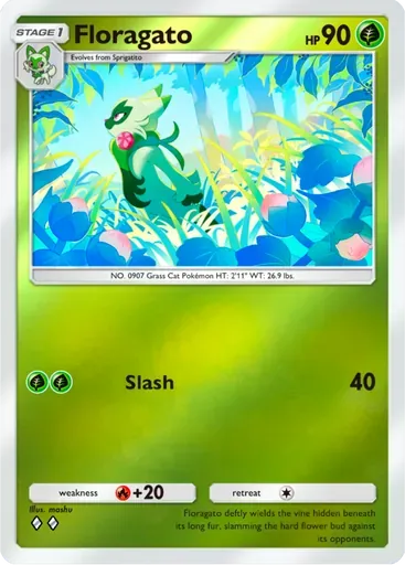 Floragato card art (Deluxe Pack: ex)