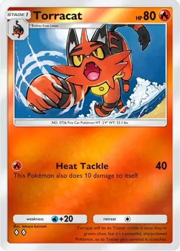 Torracat card art (Deluxe Pack: ex)