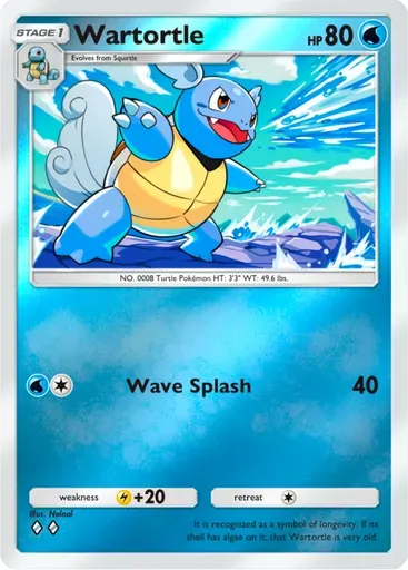 Wartortle card art (Deluxe Pack: ex)