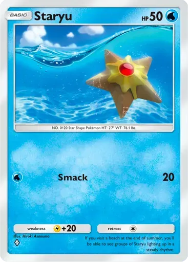 Staryu card art (Deluxe Pack: ex)